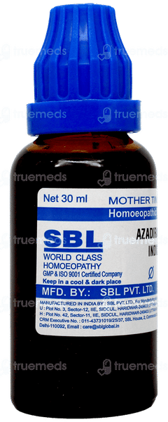 Sbl Azadirachta Indica Q Mother Tincture 30Ml Sbl Azadirachta Indica Q Mother Tincture 30Ml